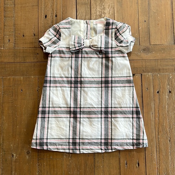 Janie and jack square plaid bow dress - Picture 1 of 5